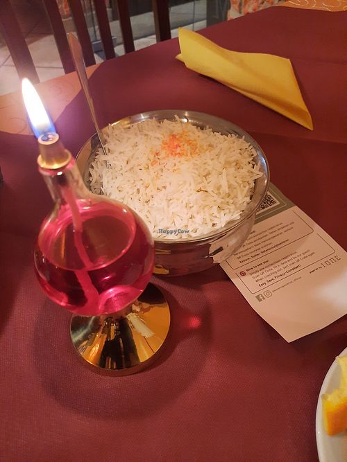 Basmati rice at Indien Mirchi in Radolfzell