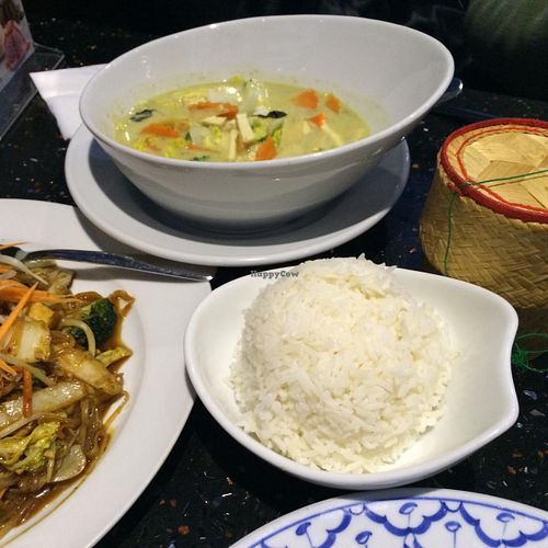 Snapshot of the Full Meal :) at De Siam Thai Restaurant in Whitby
