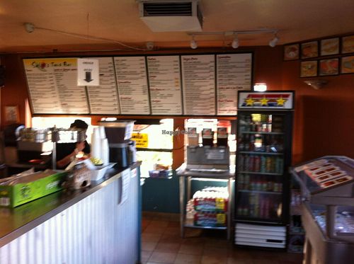 inside at Salsas Taco Bar in Santa Cruz