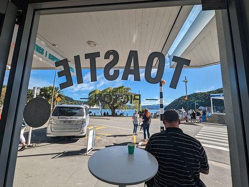 Nice view at Toastie Picton in Picton