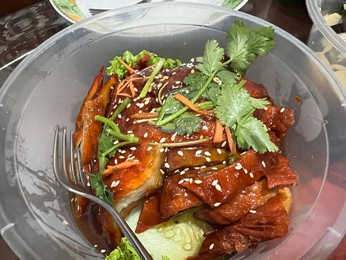 Spiced duck -7.5/10  at Superior Green Vegetarian 御素缘 in Northeast Singapore