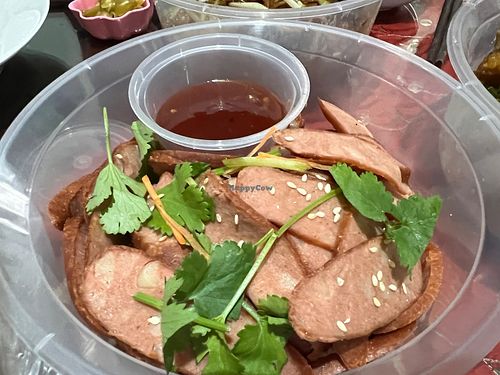 Sausage 7.5/10  at Superior Green Vegetarian 御素缘 in Northeast Singapore