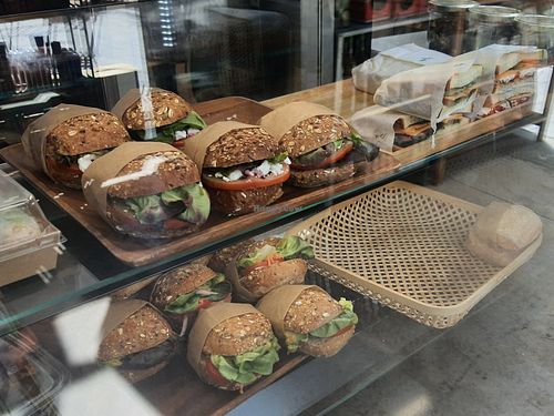 Sandwiches at PlantX  in Tel Aviv
