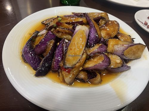 Chinese eggplants with garlic. Delicious!  at Shi Shan Xuan in Mallorca