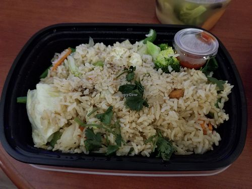 Lighly Seasoned Vegetable Thai Fried Rice at Pad Thai in Asheville