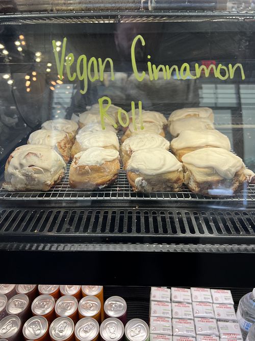 Vegan cinnamon rolls  at EBB + Flow Coffee Co in Buckeye