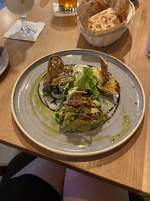 Eggplant cream with Thai hummus   at Vegan Garden Budapest in Budapest