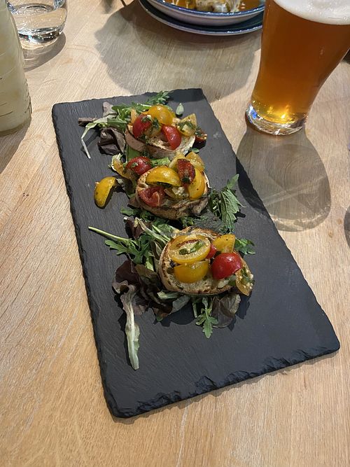 Bruschetta   at Vegan Garden Budapest in Budapest