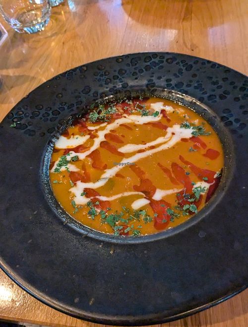 Hungarian Goulash at Vegan Garden Budapest in Budapest