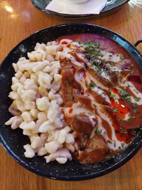 Goulash at Vegan Garden Budapest in Budapest