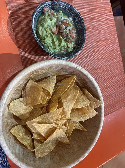 Totopos sin queso  at La Lupe Cantina in Lanzarote