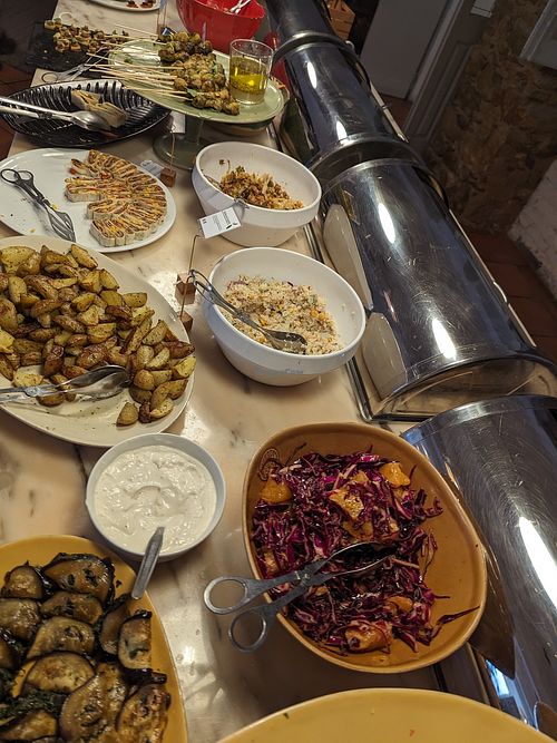 Buffet at daTerra in Faro