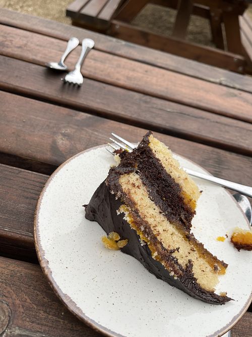 Jaffa orange cake   at Highcliffe Castle Tearooms in Christchurch