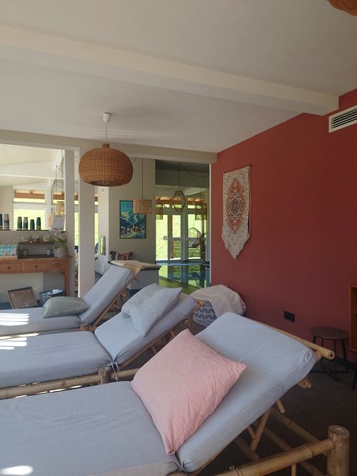 Spa area at Ox&Ehrlich in Lermoos