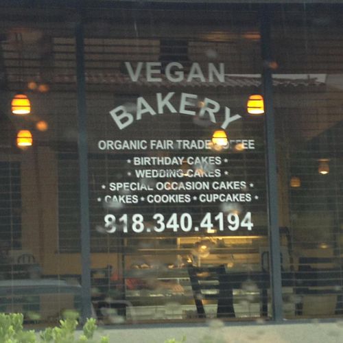 window at No Udder Desserts in Woodland Hills