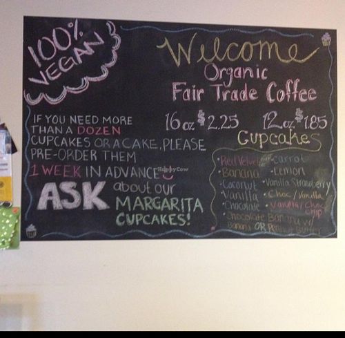 board at No Udder Desserts in Woodland Hills