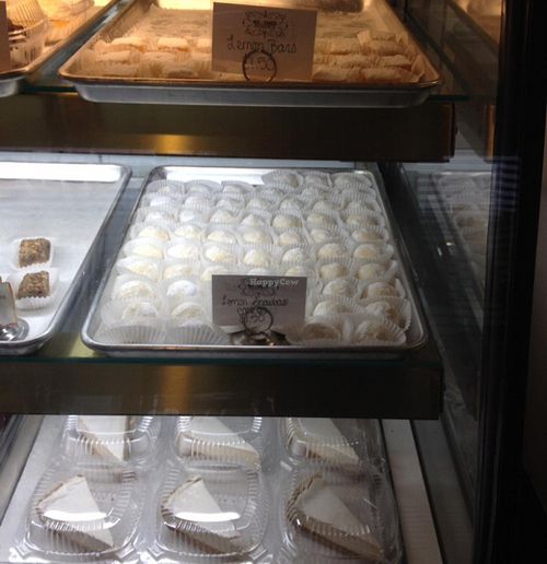 dessert case at No Udder Desserts in Woodland Hills