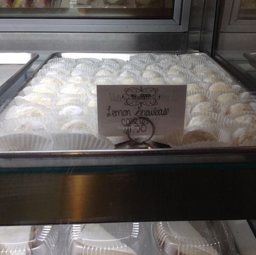 dessert case at No Udder Desserts in Woodland Hills