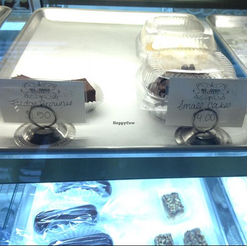 dessert case at No Udder Desserts in Woodland Hills