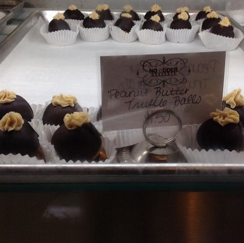 dessert case at No Udder Desserts in Woodland Hills