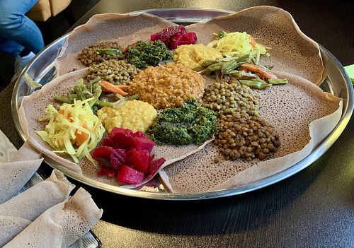 Vegan plate for 2  at African Violet in Frankfurt
