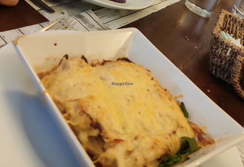 Vegetable lasagna at El Marquesito in Arenas De San Pedro