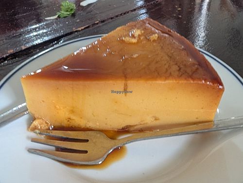 Flan at 100% Vegana Taqueria in Puerto Vallarta