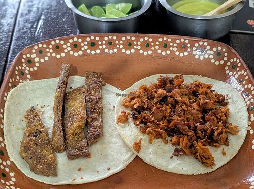 Milanese and Birria at 100% Vegana Taqueria in Puerto Vallarta