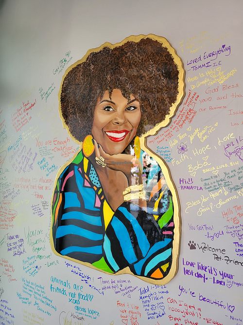 Tabitha looking fab at Kale My Name in Encino