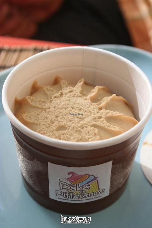 Coffee soya ice cream at Bake the Difference in Lisbon