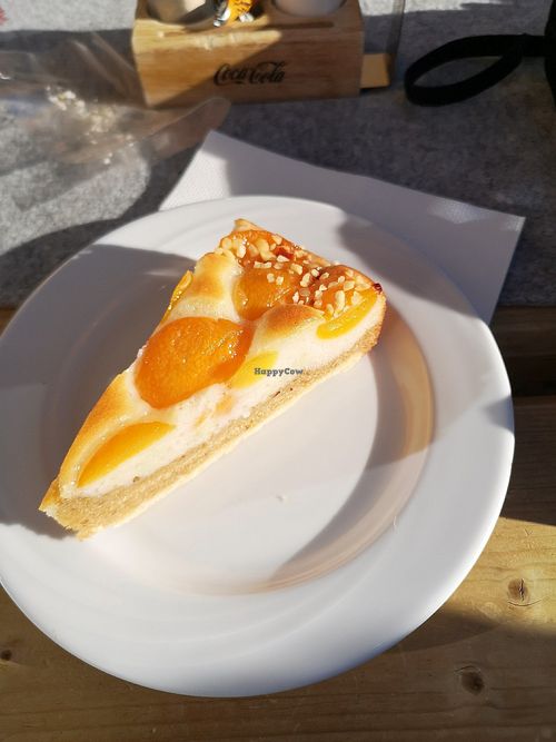 veganer Käsekuchen at Bergrestaurant Brandstadl in Scheffau Am Wilden Kaiser