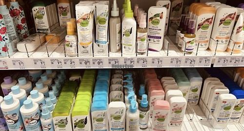 vegan cosmetics  at DM Drogerie Markt - Osdorfer Landstraße in Hamburg