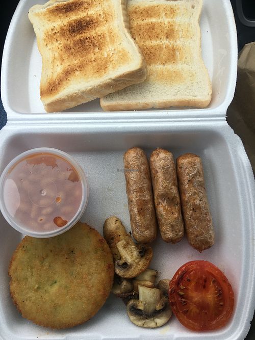 Vegan breakfast at Stray in Redcar