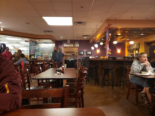 Inside at The Peace Tree Juice Cafe in Moab