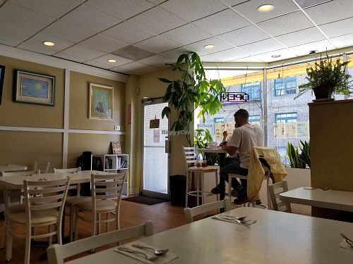 Inside at Walk the Wok in Portland