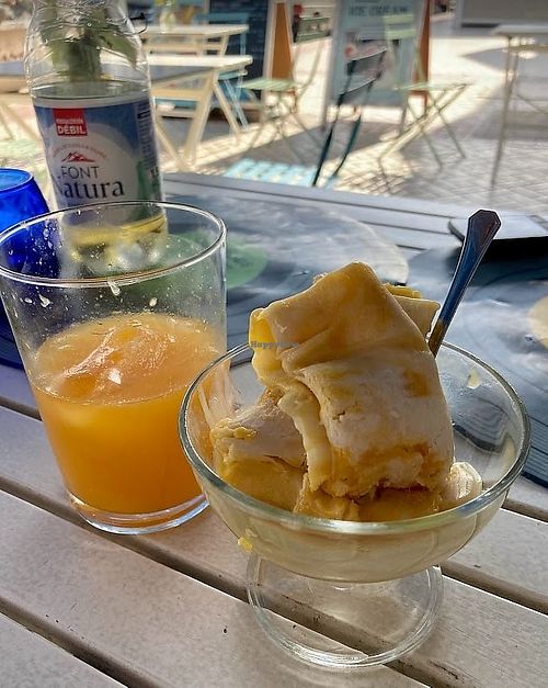 Vegan Mango Icecream at Prema in Torre Del Mar