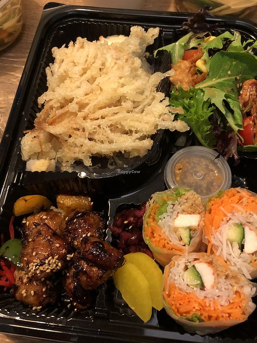 Chawanmushi tempura $36 at Herbivore Japanese Vegetarian Restaurant in Central Singapore