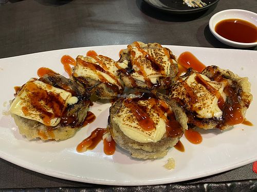Cheese mushroom   at Herbivore Japanese Vegetarian Restaurant in Central Singapore