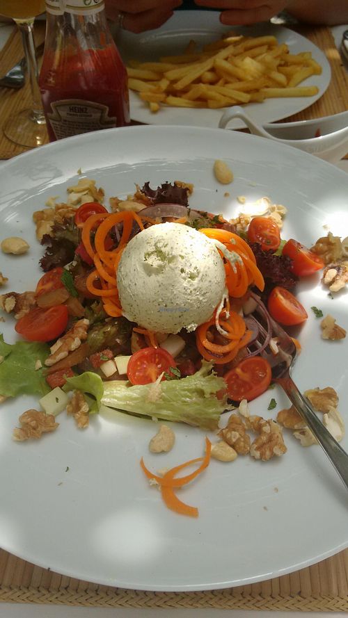 Awesome salad at Bellaverde in Mallorca