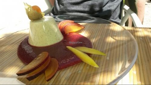 panna cotta (vegan) at Bellaverde in Mallorca