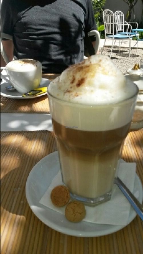 soya latte at Bellaverde in Mallorca