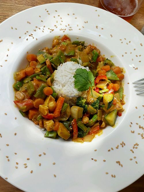 gelbes Curry  at Bellaverde in Mallorca