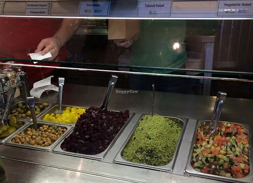 salad, olives, cilantro at Maoz in Boca Raton