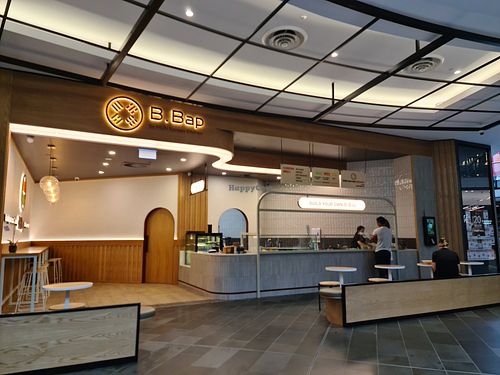 Lower food court at B.Bap in Maribyrnong