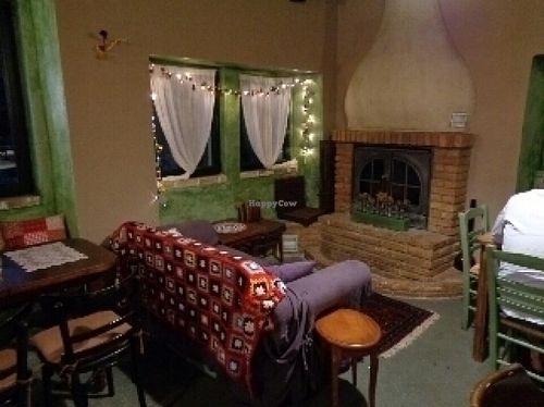 Such a cozy atmosphere at Lucciola Organic Bistro in Corfu