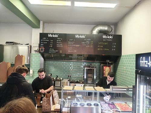 Counter at Klaus Kebab in Bremen