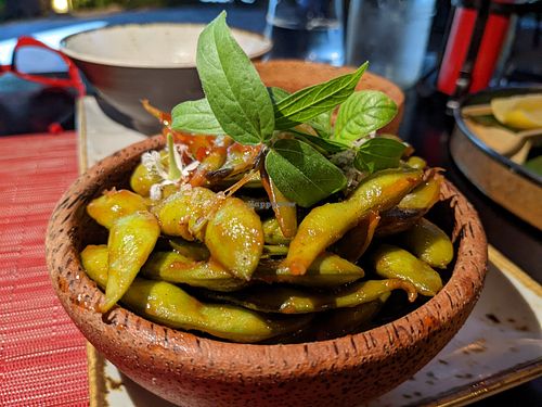 Spicy Edamame at Kai at Ayada Maldives in Maguhdhuvaa Island