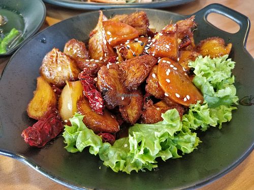 Monkey head mushroom at Leaf Corner 慈素 - Jurong in West Singapore