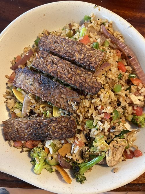 Tempeh scramble-very good!   at 43rd Street Deli in Gainesville
