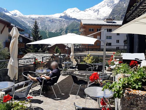 Roof terrace at Summit in Saas-fee